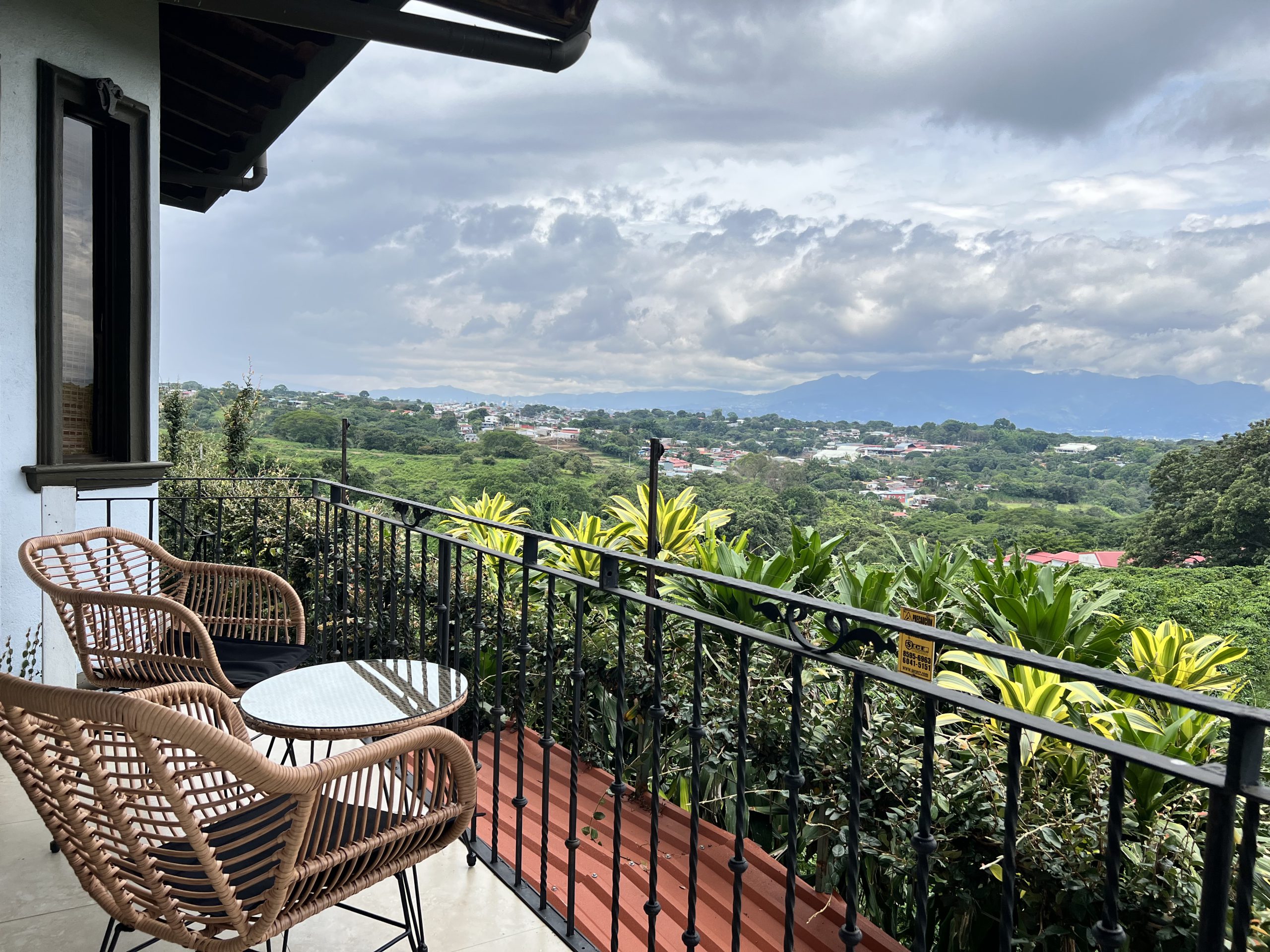 Exterior view of the apartment building