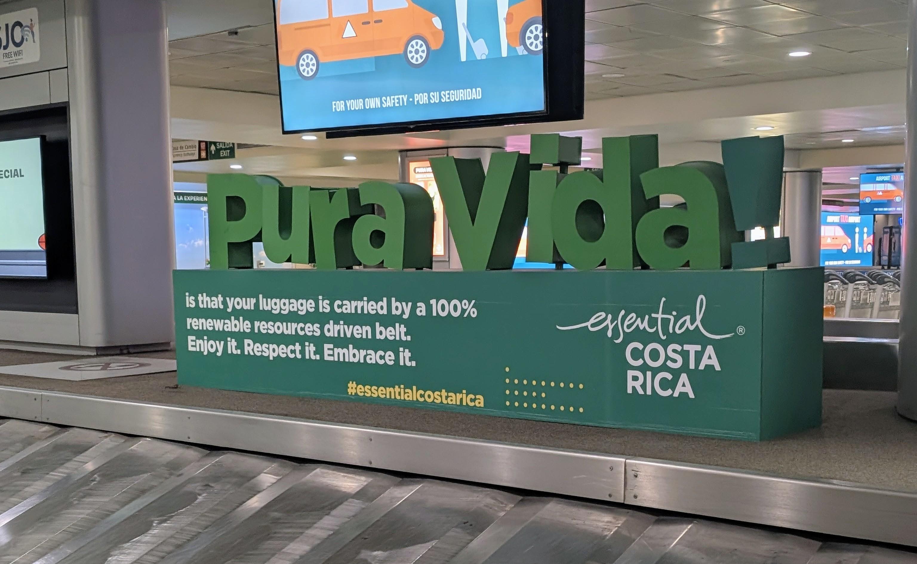 Pura Vida sign