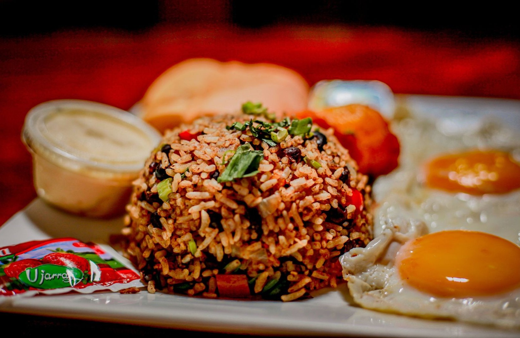 A delicious Costa Rican breakfast